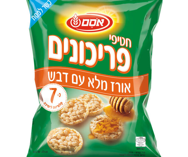 אסם | חטיפי פריכונים אורז ודבש