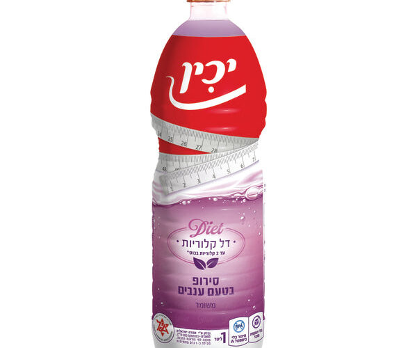 יכין | סירופ דיאט ענבים 1ל'