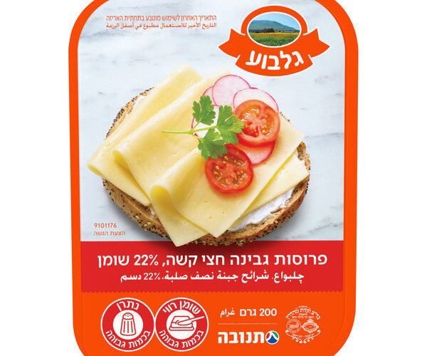 גלבוע | גבינה צהובה 22%