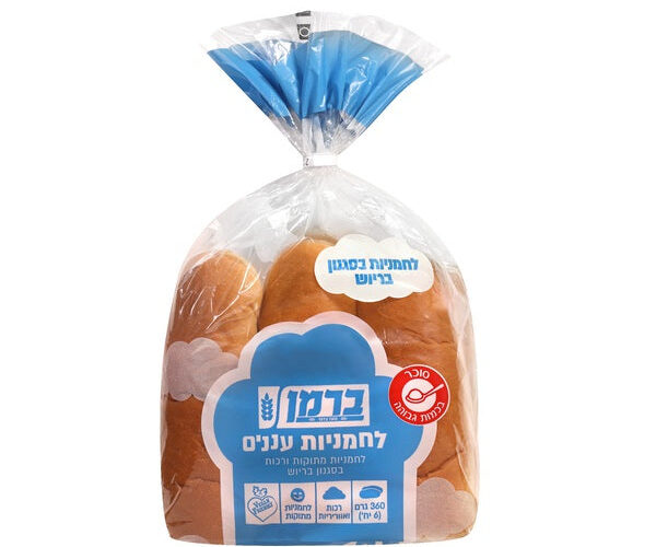 ברמן | לחמניות עננים  בסגנון בריוש 10 יח'