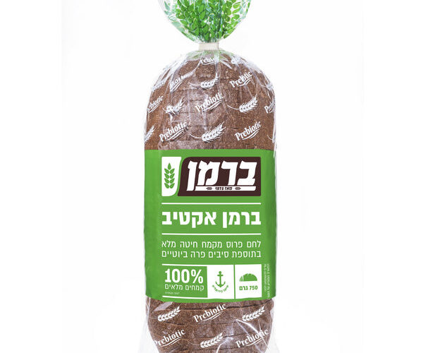 ברמן | לחם אקטיב 100% קמחים מלאים