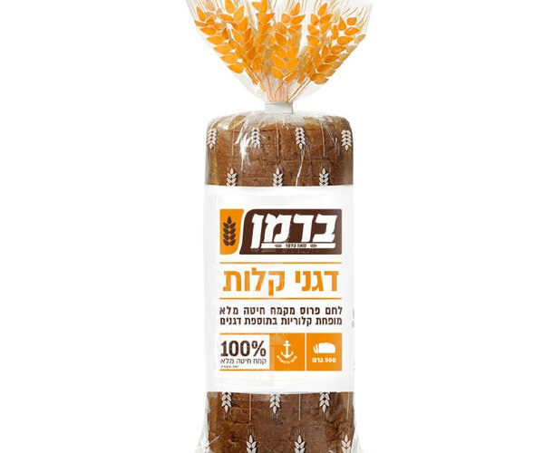 ברמן | דגני קלות לחם פרוס מקמח חיטה מלא