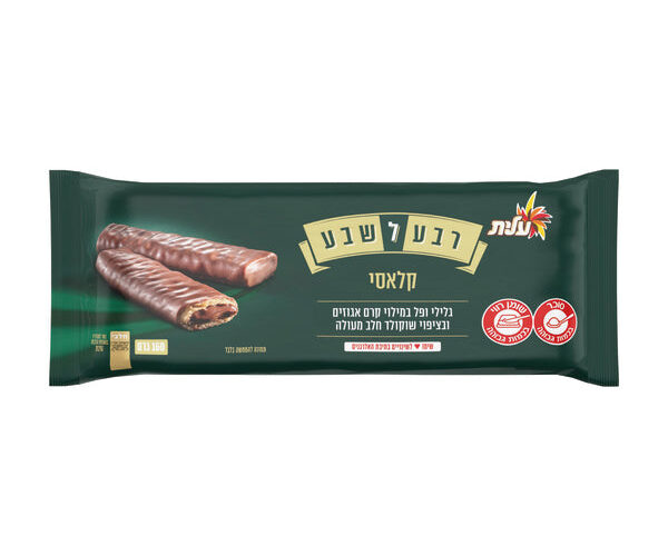 עלית | גליל וופל רבע לשבע בציפוי שוקולד חלב