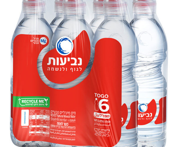 נביעות | שישיה מים מינרליים 500 מ"ל TOGO