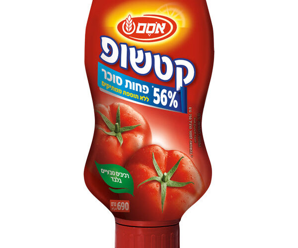 אסם | קטשופ פחות 56% סוכר