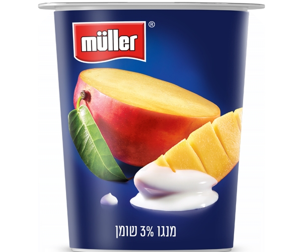 מולר | סימפלי יוגורט מנגו 3% שומן