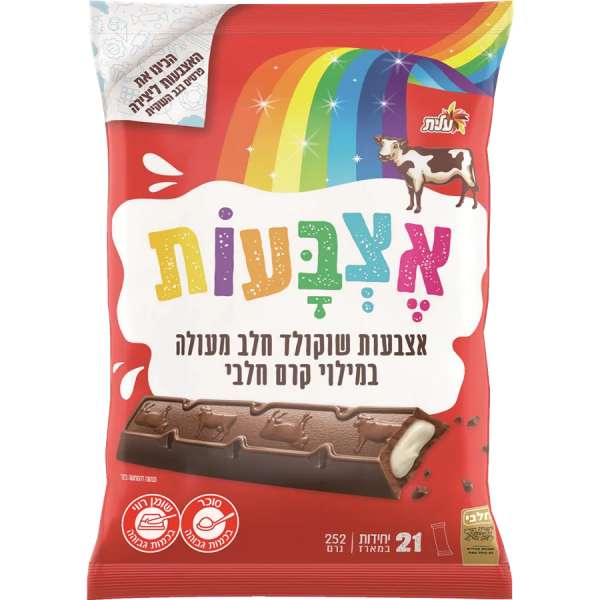 עלית | מארז אצבעות שוקולד במילוי קרם חלב