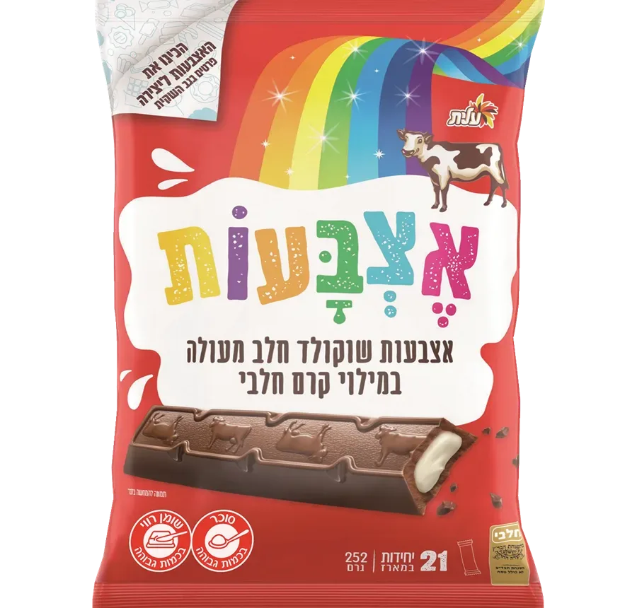 עלית | מארז אצבעות שוקולד במילוי קרם חלב