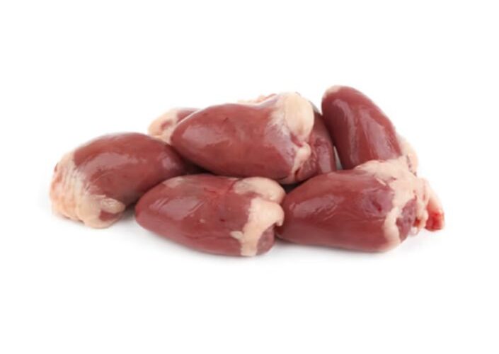 Fresh Cleaned Chicken Hearts, Cut, 600 g