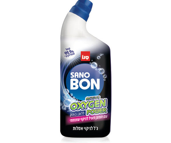 סנו | סנובון ג'ל לניקוי אסלות עם חמצן פעיל לניקוי עוצמתי