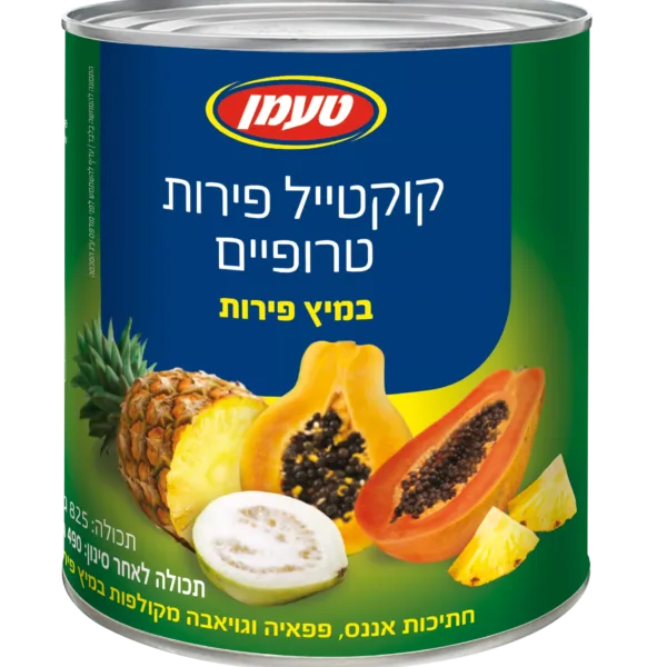 טעמן | קוקטייל פירות טרופיים במיץ פירות