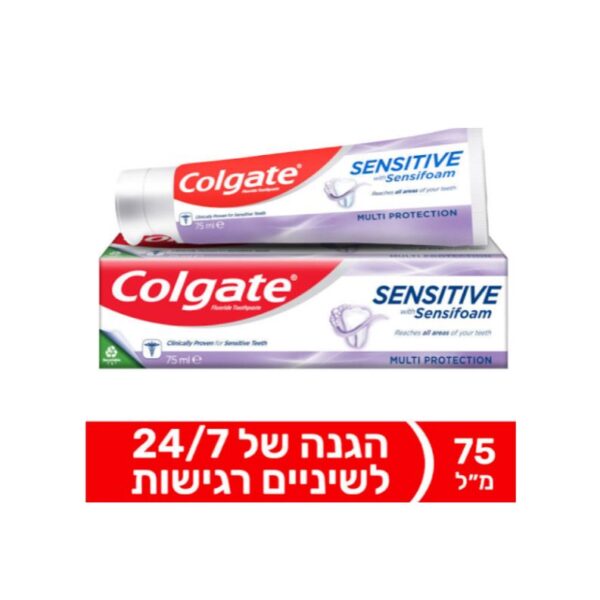קולגייט | משחת שיניים לשיניים רגישות ולהלבנה