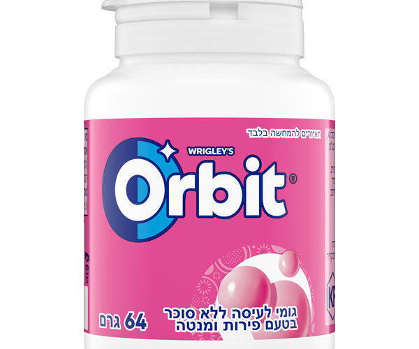 אורביט | מסטיק בטעם פירות ומנטה ללא סוכר