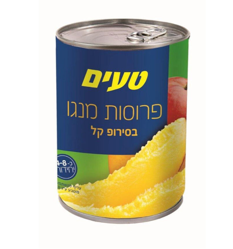 טעמן | פרוסות מנגו בסירופ קל