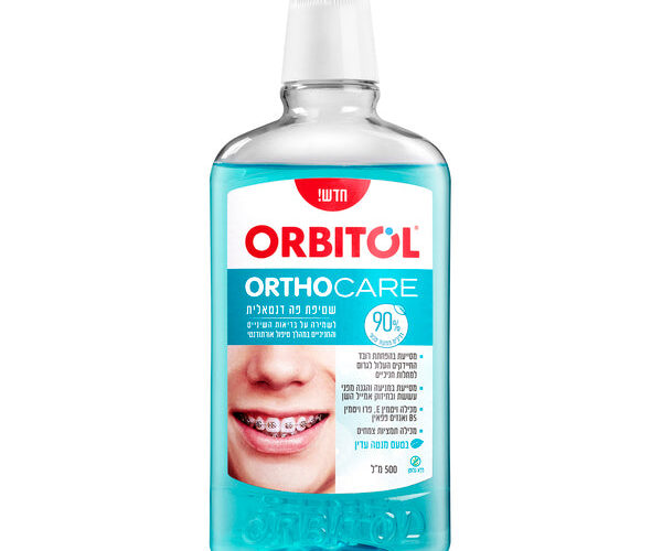 אורביטול | שטיפת פה ORTO CARE בטעם מנטה עדין