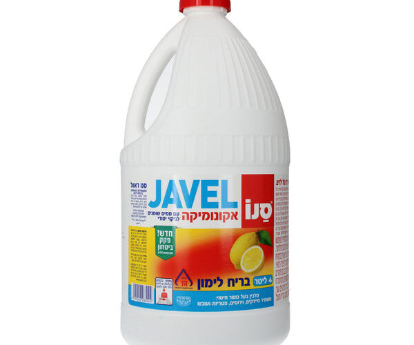 סנו JAVEL | אקונומיקה לניקוי וחיטוי יסודי בריח לימון