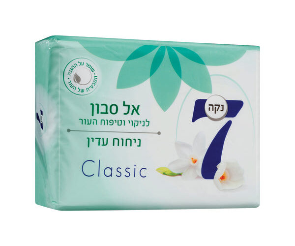 נקה 7 אל סבון מוצק מבושם בניחוח עדין קלאסיק - מארז רביעיה