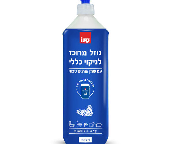 סנו | נוזל מרוכז לניקוי כללי עם שמן אורנים טבעי