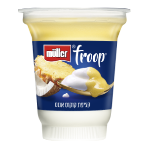 מולר | Froop יוגורט עם קציפת קוקוס אננס
