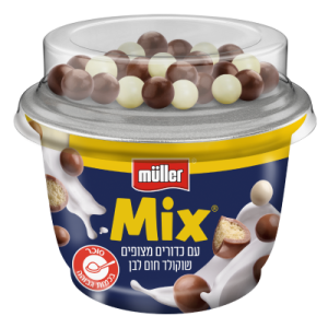 מולר | מיקס יוגורט עם כדורים מצופים שוקולד