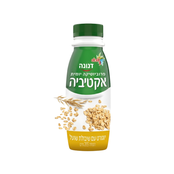 שטראוס | יוגורט אקטיביה במתיקות מעודנת עם שיבולת שועל