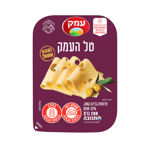 עמק | גבינה צהובה טל העמק 32%