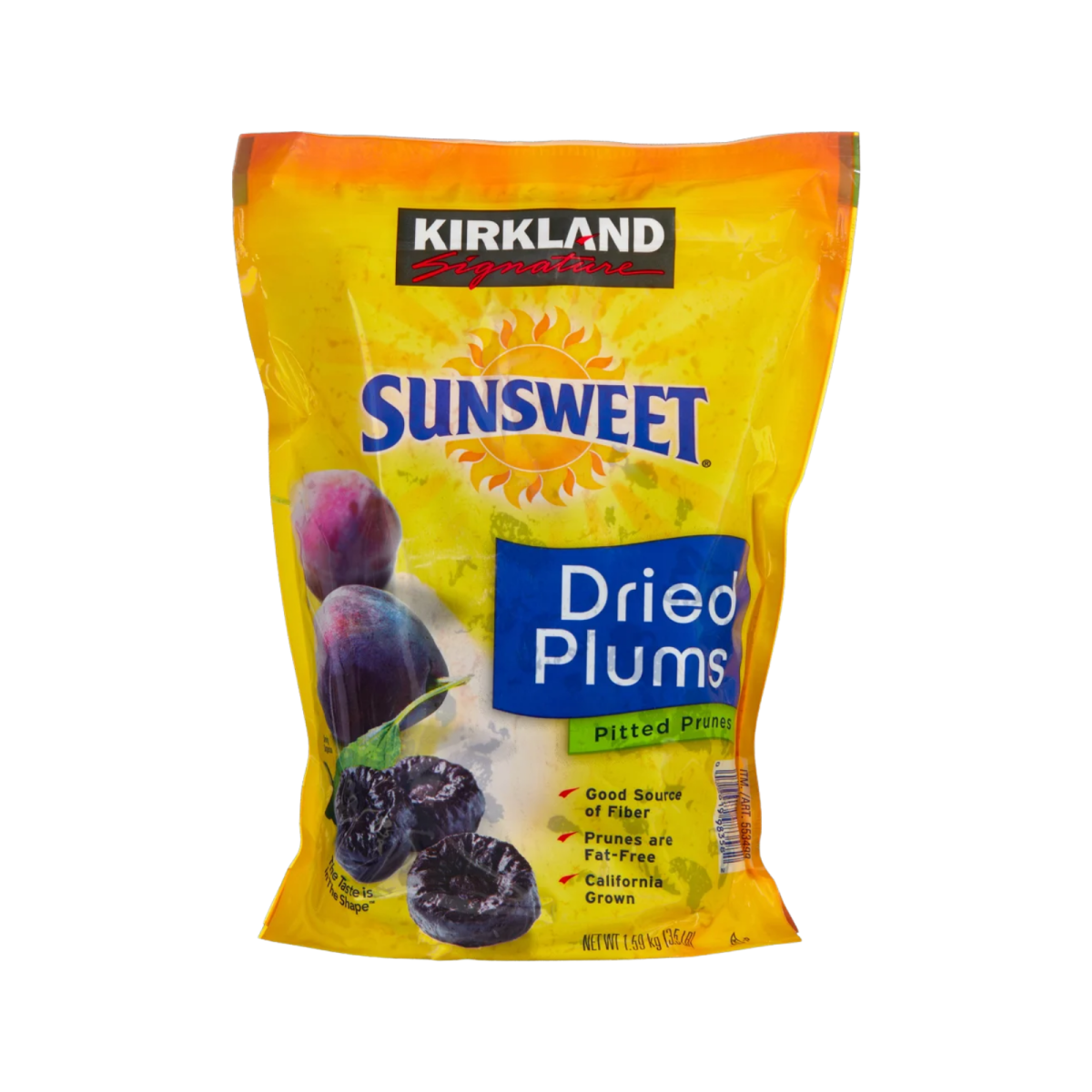 KIRKLAND | תערובת שזיפים מיובשים מגולענים
