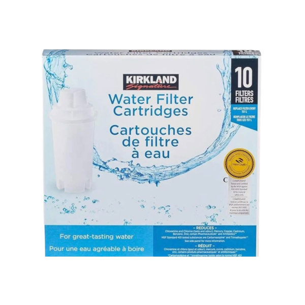 KIRKLAND | מסנני מים לקנקן – 10 יחידות