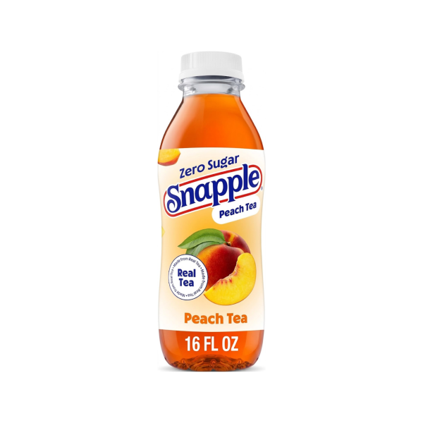Snapple | תה בטעם אפרסק זירו-  6 יחידות